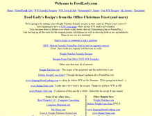 Tablet Screenshot of foodlady.com
